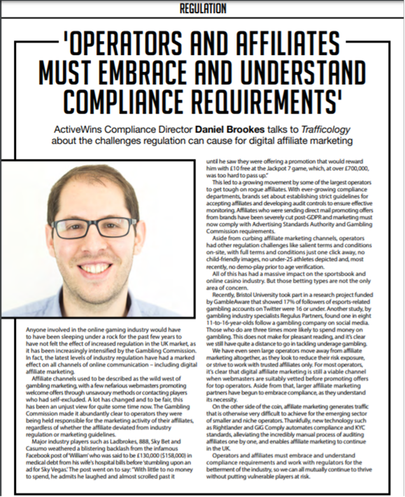 Operators and Affiliates Must Embrace and Understand Compliance Requirements