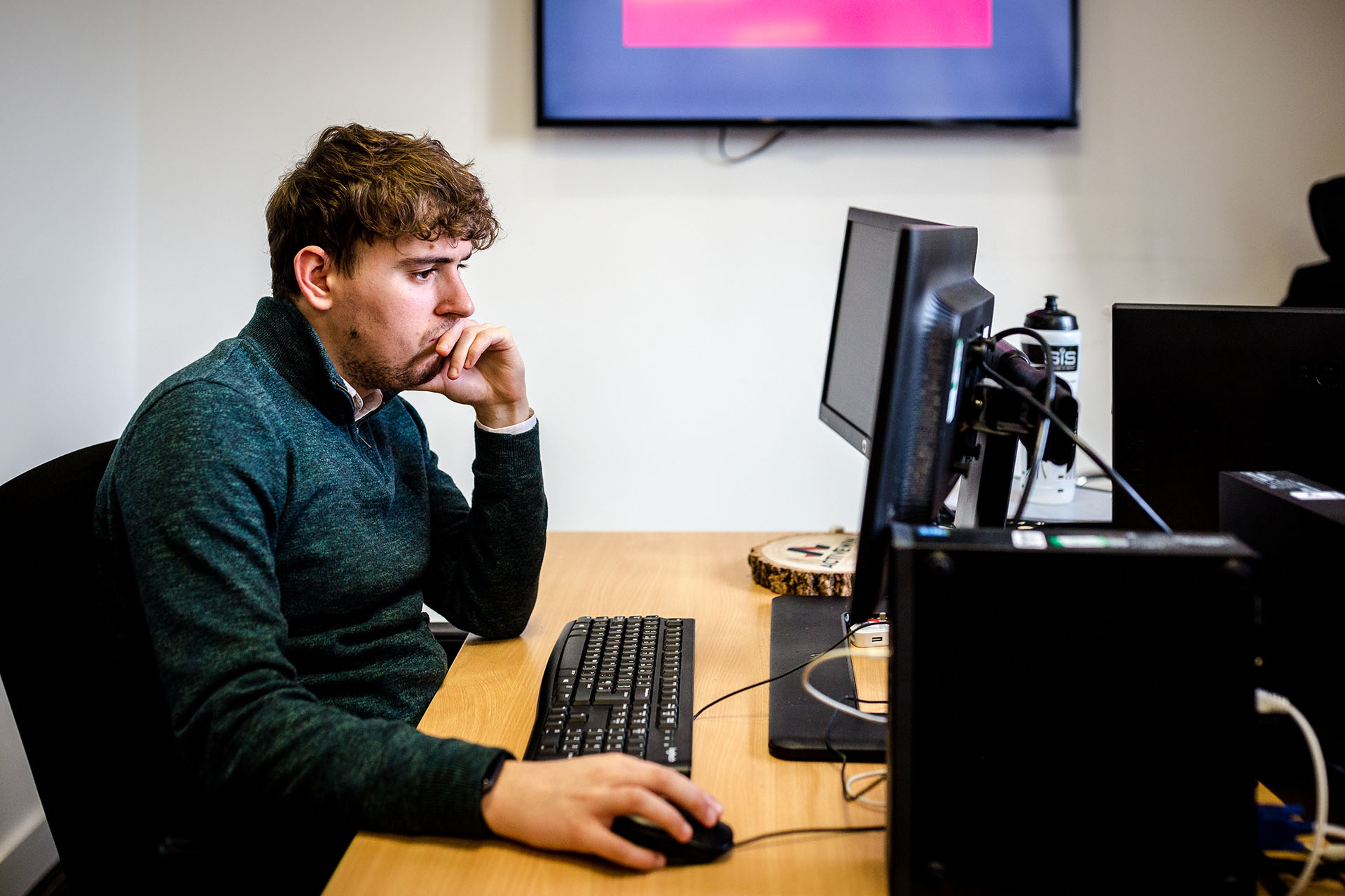 an image of a member of staff at Active win a seo agency in manchester