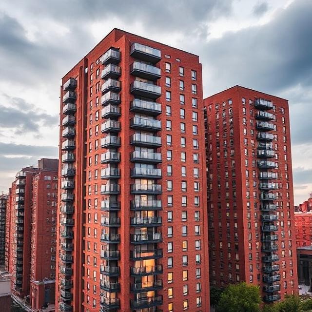 AI generated image of flats in Manchester, marketing property in Manchester